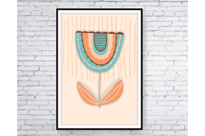 loral and tropical floral wall art. Watercolour Floral and tropical floral prints.