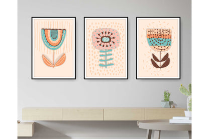 loral and tropical floral wall art. Watercolour Floral and tropical floral prints.