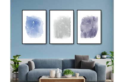 loral and tropical floral wall art. Watercolour Floral and tropical floral prints.
