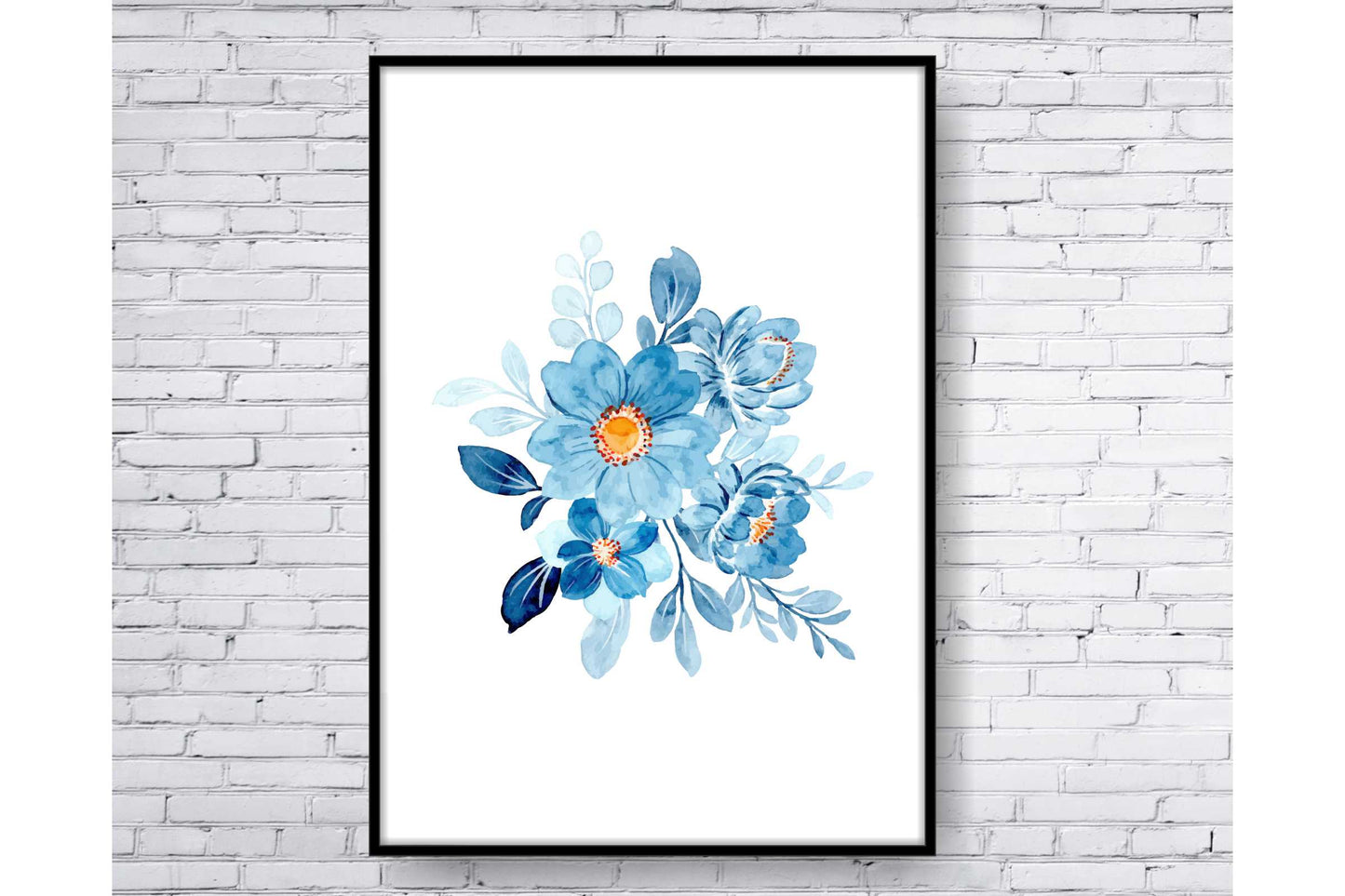 loral and tropical floral wall art. Watercolour Floral and tropical floral prints.