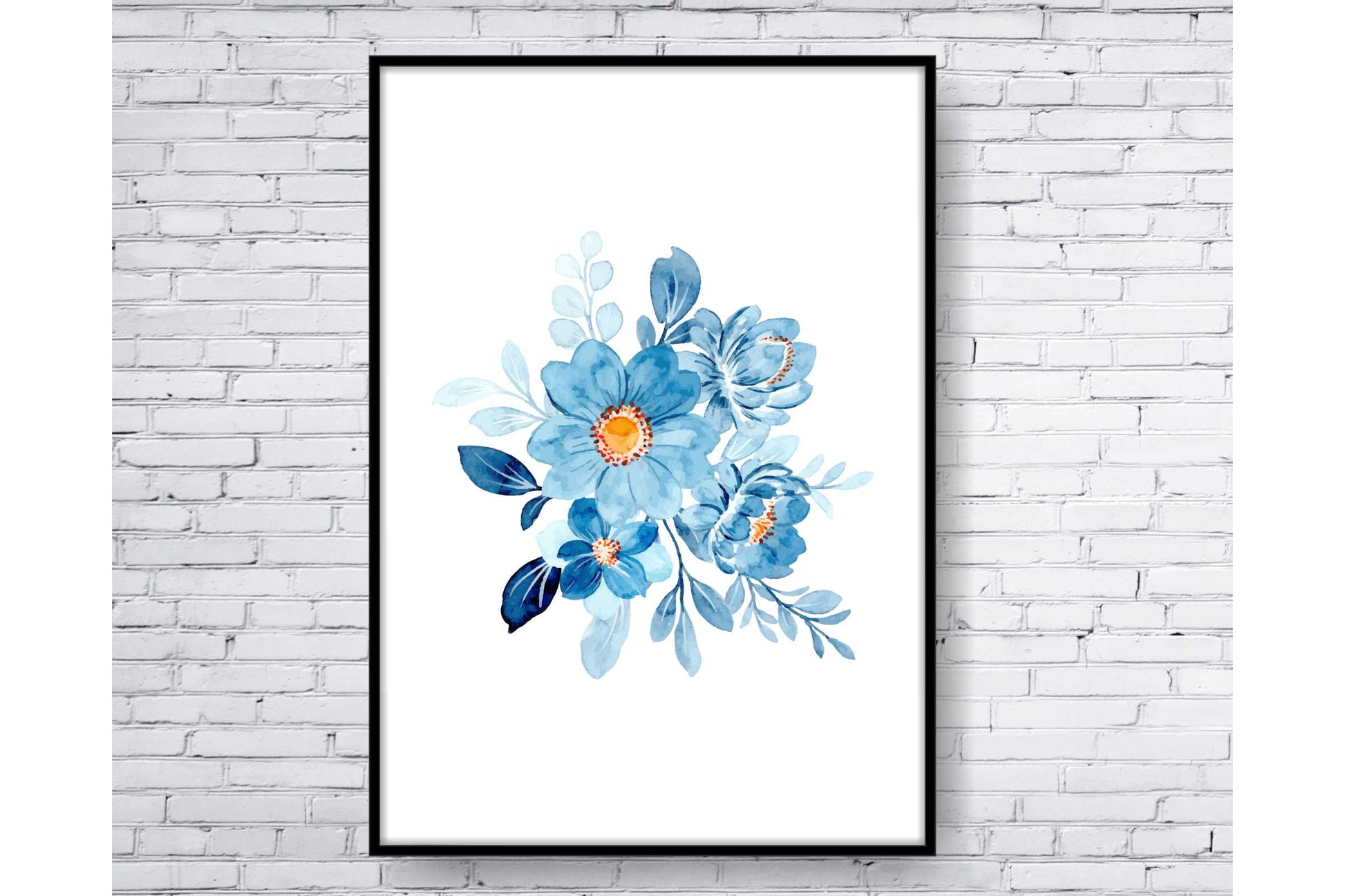 loral and tropical floral wall art. Watercolour Floral and tropical floral prints.