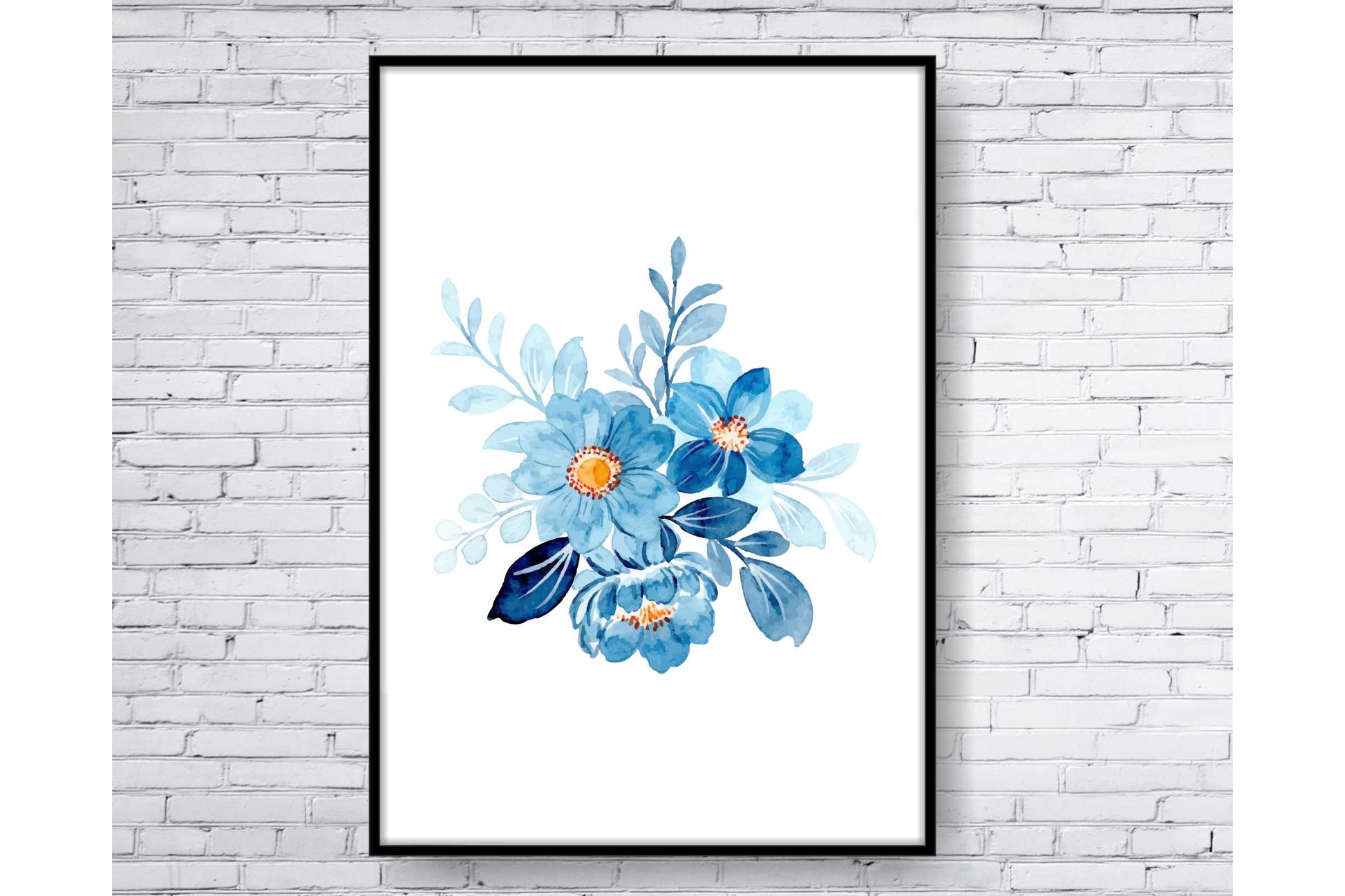 loral and tropical floral wall art. Watercolour Floral and tropical floral prints.