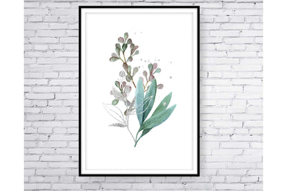 loral and tropical floral wall art. Watercolour Floral and tropical floral prints.