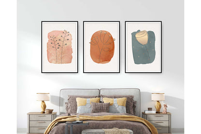 loral and tropical floral wall art. Watercolour Floral and tropical floral prints.