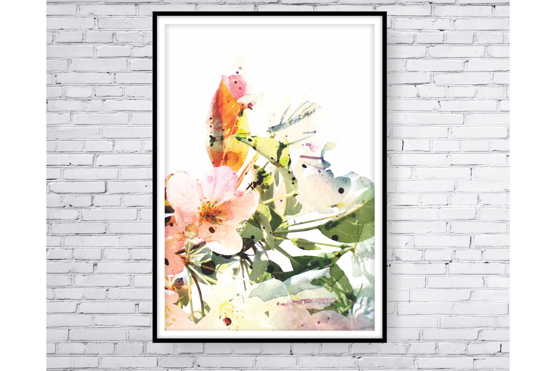 loral and tropical floral wall art. Watercolour Floral and tropical floral prints.