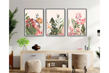 Floral and tropical floral wall art. Floral and tropical floral prints.