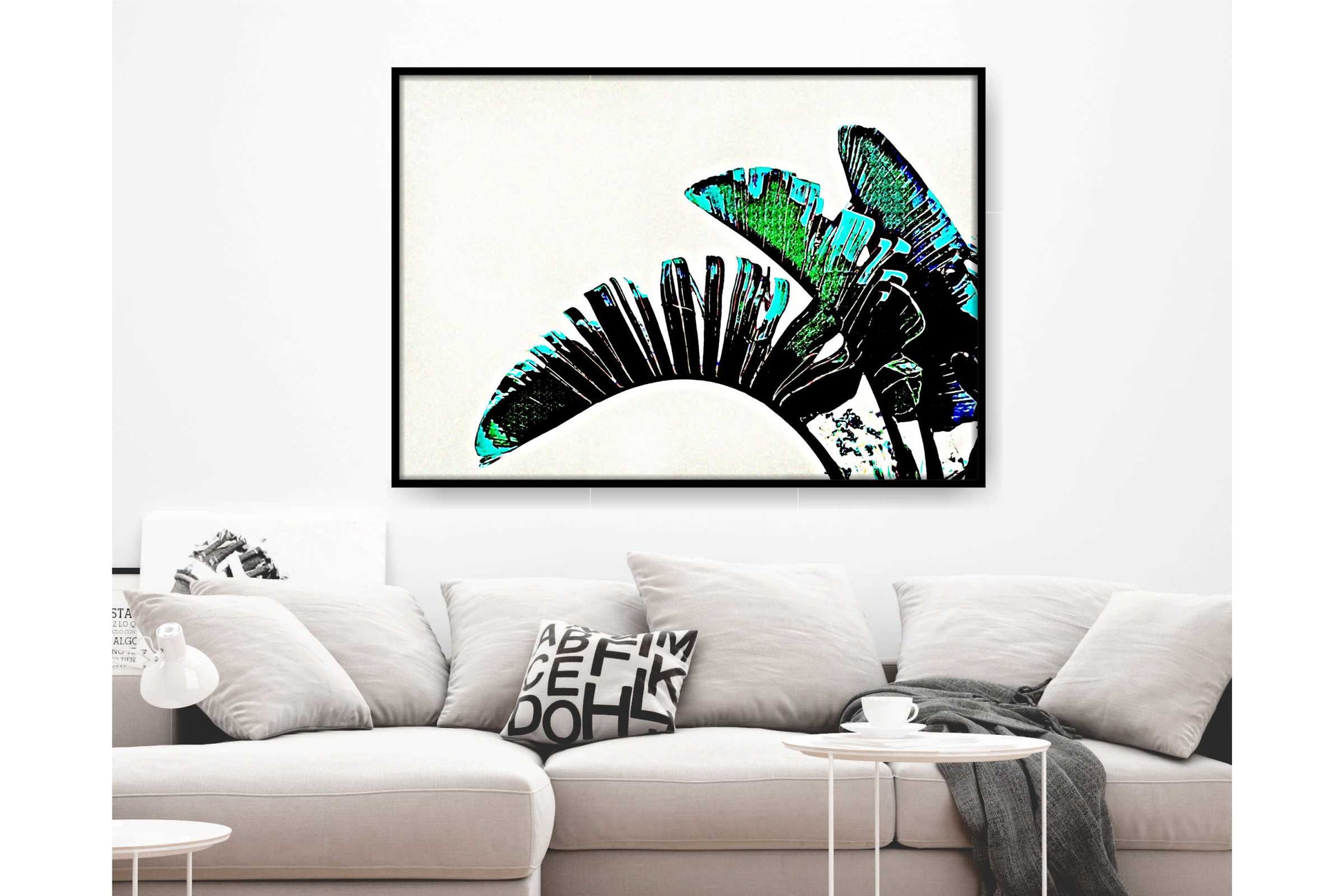 Tropical leavs print.