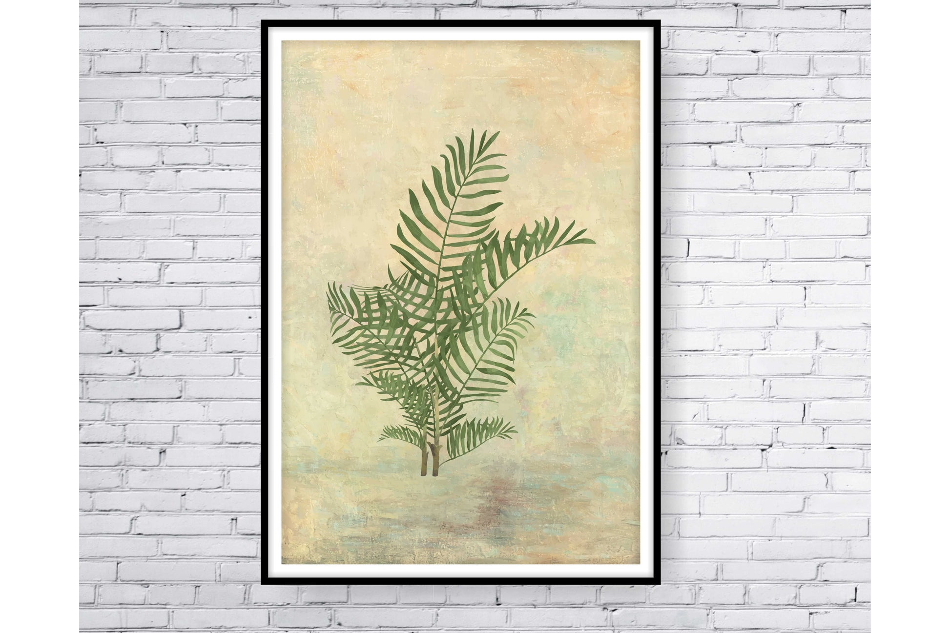 Floral and tropical floral wall art. 