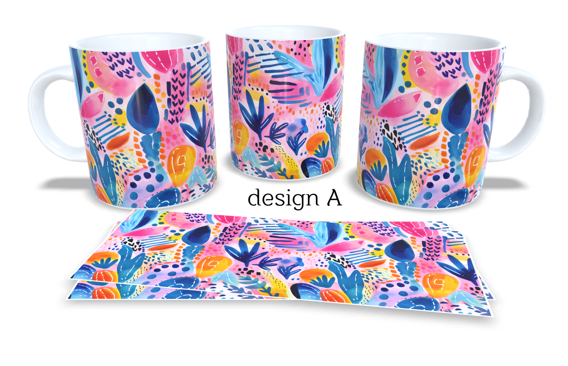 Colourfull Coffee and Tea Mug. Coffee Cup. Tea Mug. 