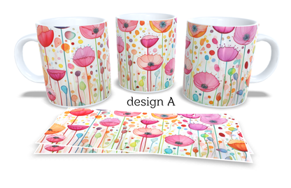 Colourfull Coffee and Tea Mug. Coffee Cup. Tea Mug. 