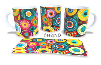 Colourfull Coffee and Tea Mug. Coffee Cup. Tea Mug. 