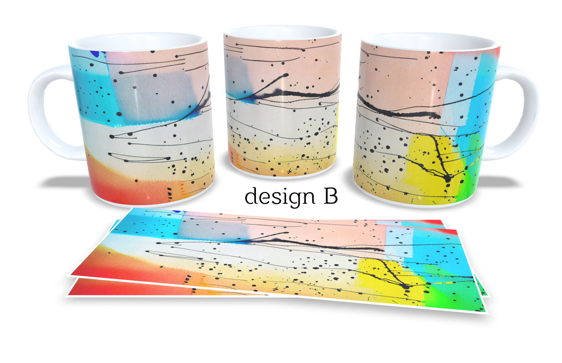 Colourfull Coffee and Tea Mug. Coffee Cup. Tea Mug. 