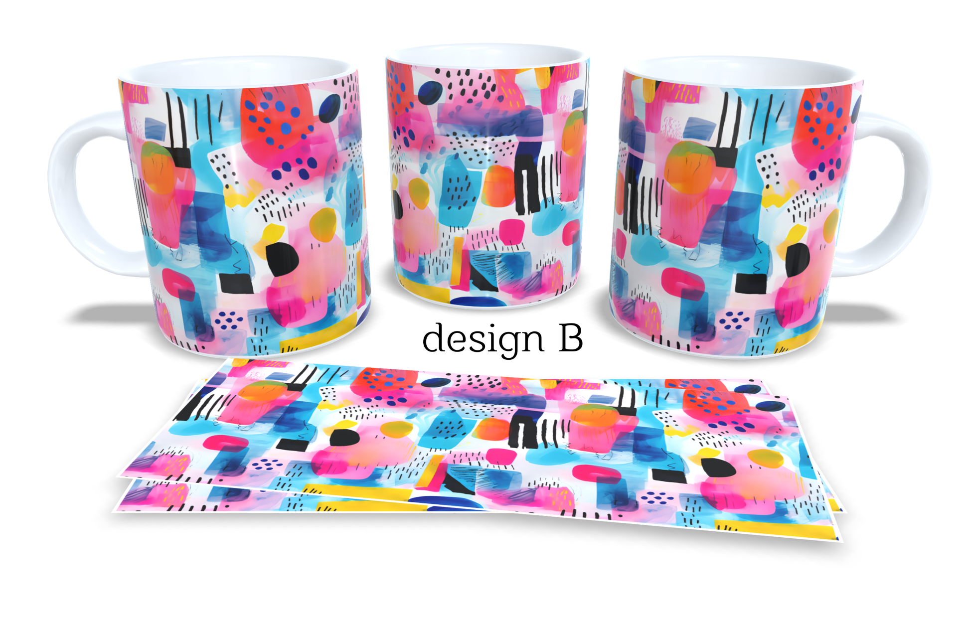 Colourfull Coffee and Tea Mug. Coffee Cup. Tea Mug. 