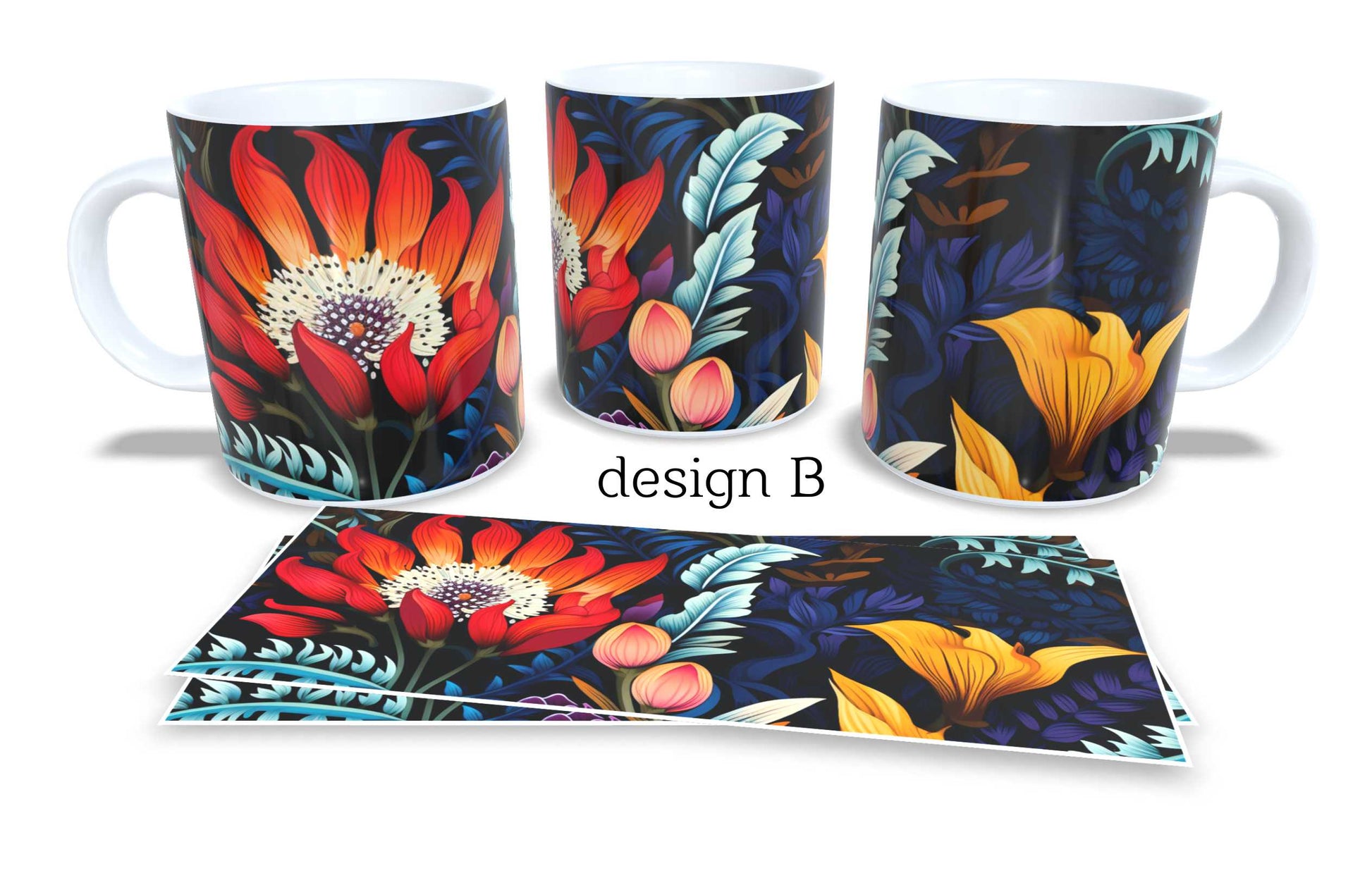 Set of 2 Coffee and Tea Mugs.