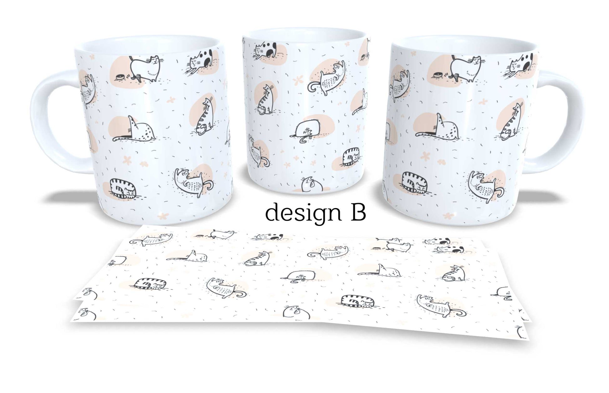 Set of 2 Coffee and Tea Mugs.