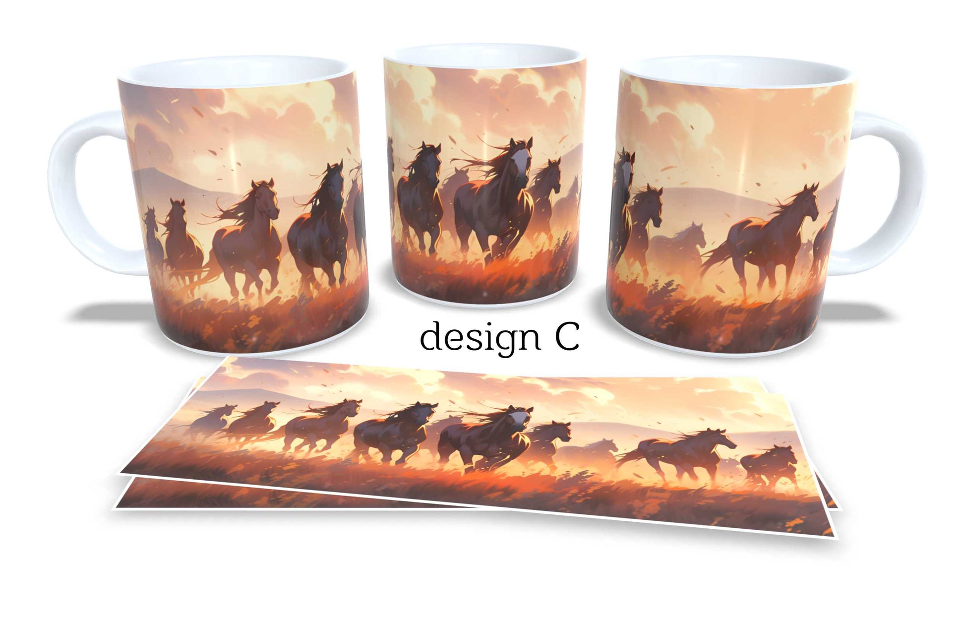 Set of 2 Coffee and Tea Mugs.