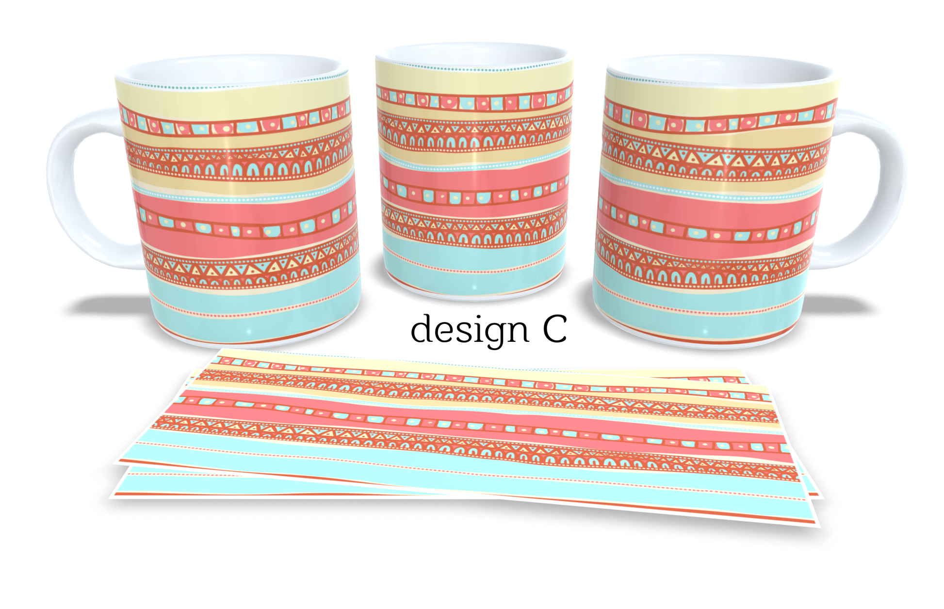 Set of 2 Coffee and Tea Mugs.