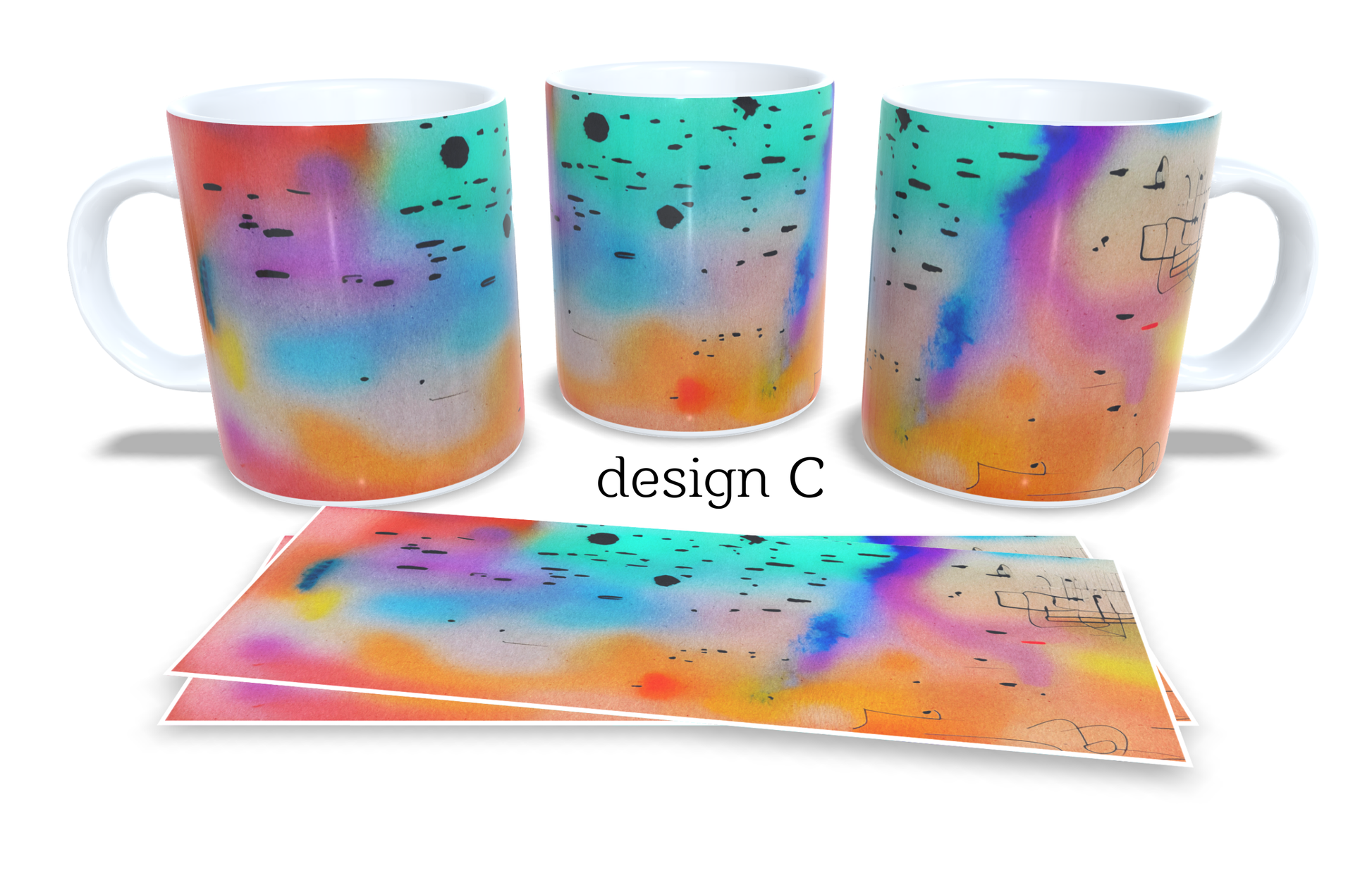 Colourfull Coffee and Tea Mug. Coffee Cup. Tea Mug. 