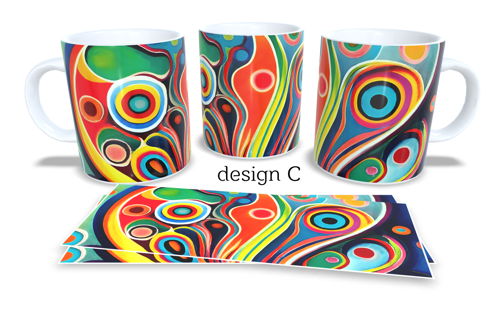 Colourfull Coffee and Tea Mug. Coffee Cup. Tea Mug. 