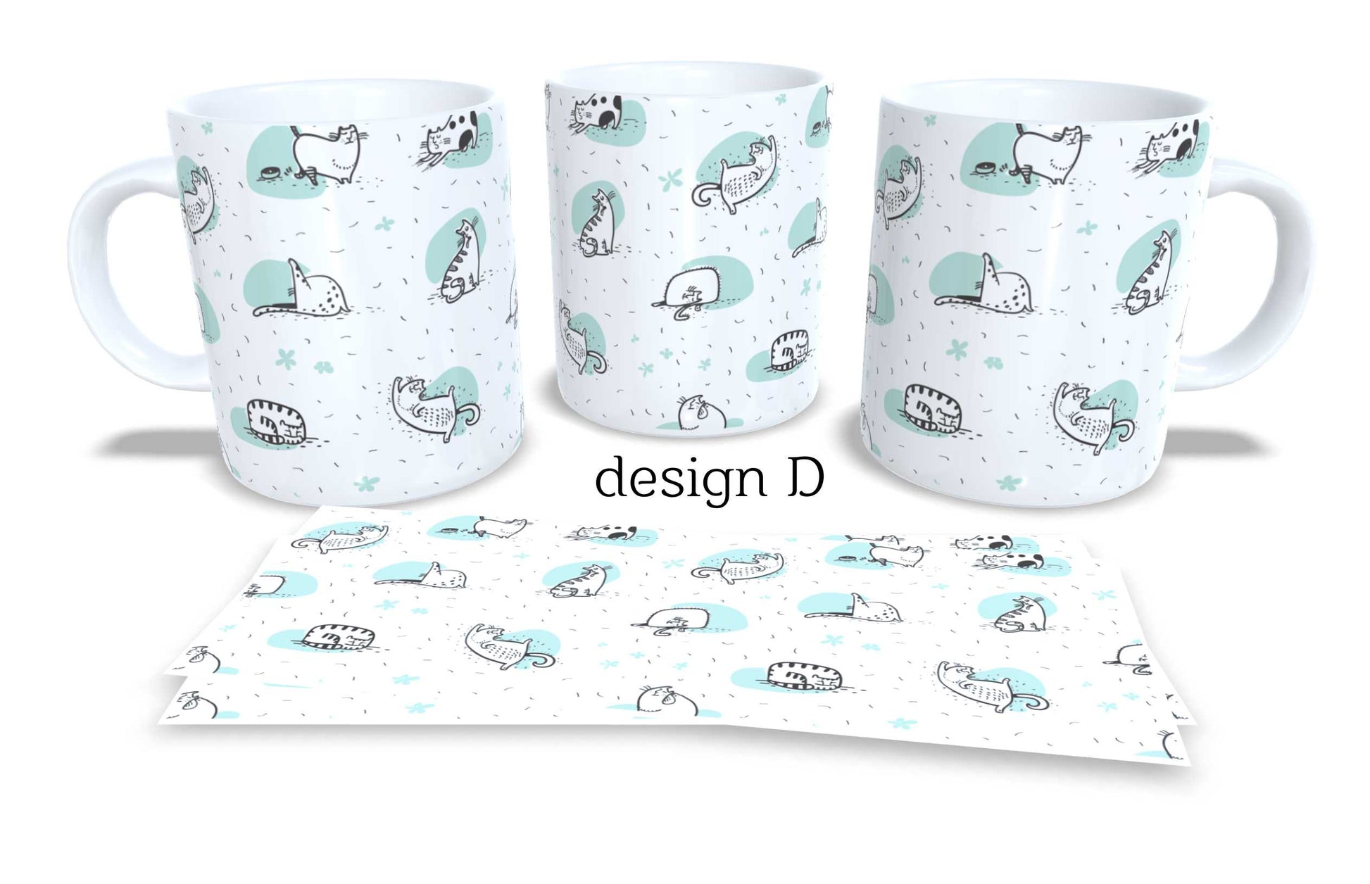 Set of 2 Coffee and Tea Mugs.