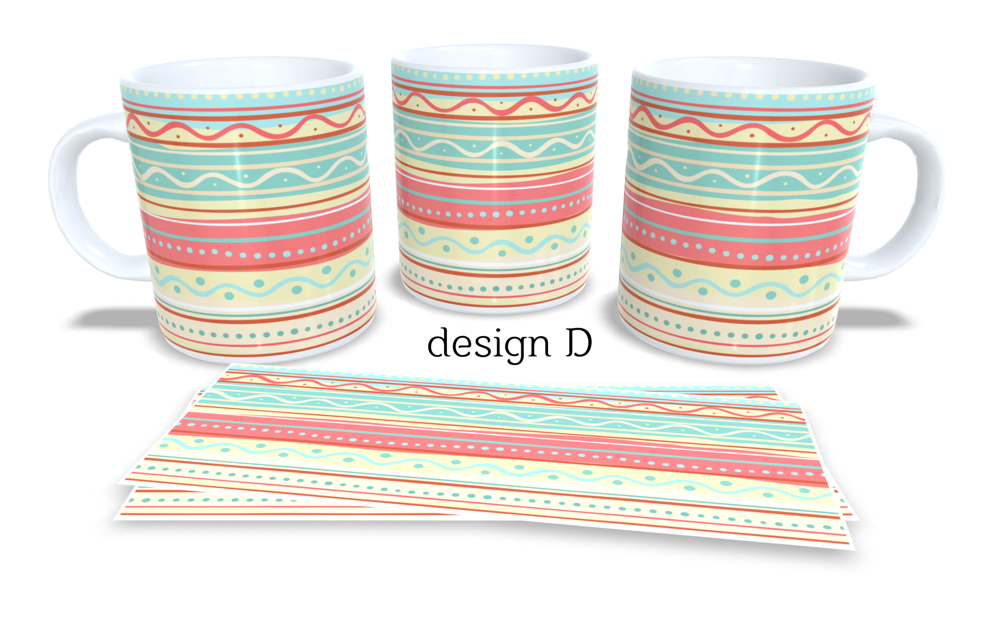 Set of 2 Coffee and Tea Mugs.