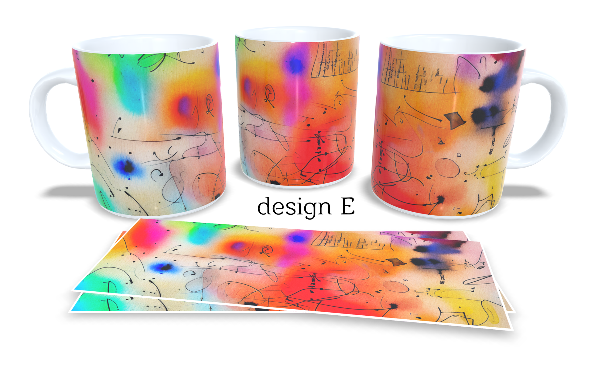 Colourfull Coffee and Tea Mug. Coffee Cup. Tea Mug. 
