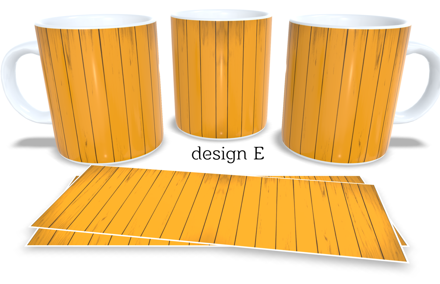 Colourfull Coffee and Tea Mug. Coffee Cup. Tea Mug. Coloured wood. Full colour sublimated #214