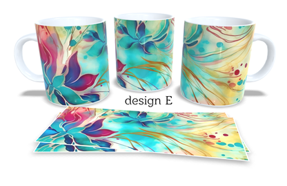 Colourfull Coffee and Tea Mug. Coffee Cup. Tea Mug. 