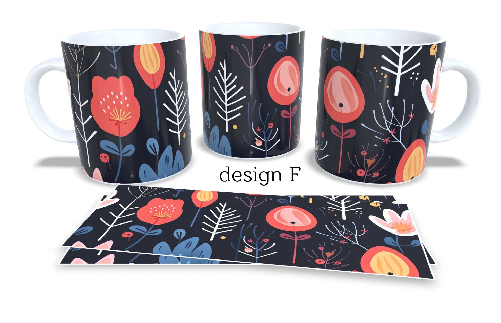 Set of 2 Coffee and Tea Mugs.