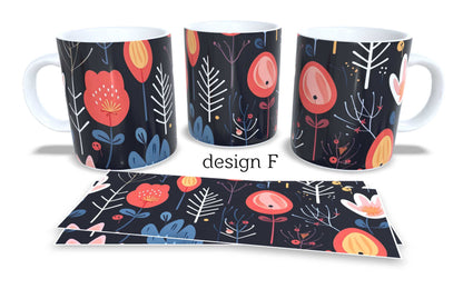 Set of 2 Coffee and Tea Mugs.