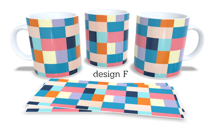 Colourfull Coffee and Tea Mug. Coffee Cup. Tea Mug. 