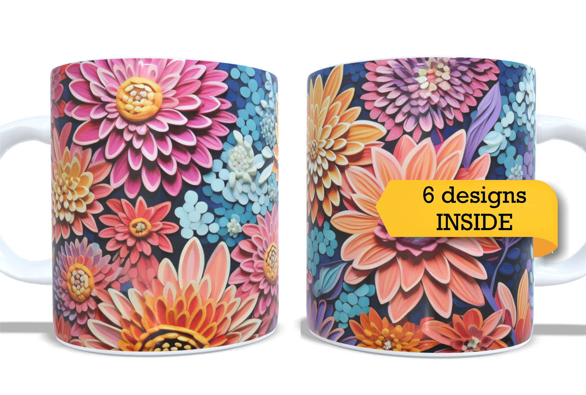 Colourfull Coffee and Tea Mug. Coffee Cup. Tea Mug. 