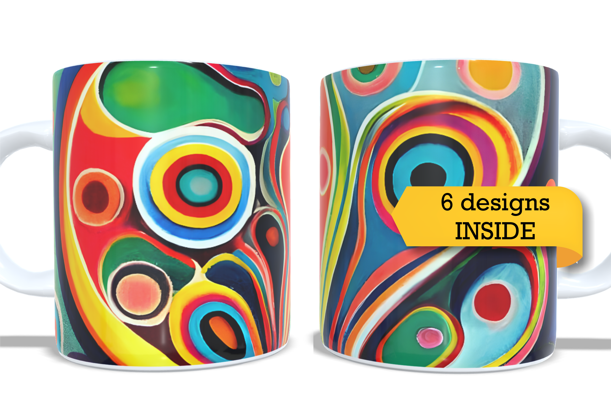 Colourfull Coffee and Tea Mug. Coffee Cup. Tea Mug. 