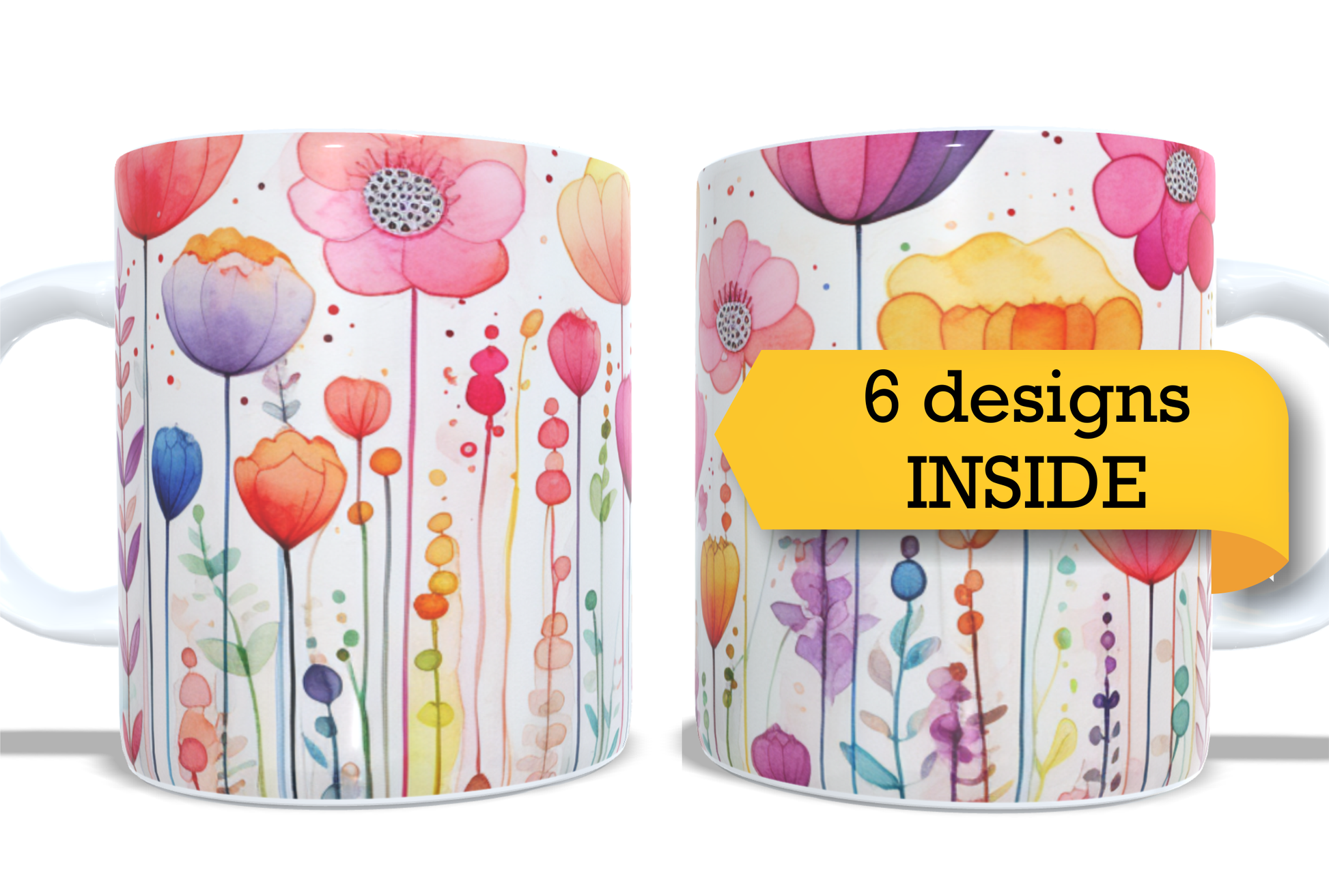Colourfull Coffee and Tea Mug. Coffee Cup. Tea Mug. 