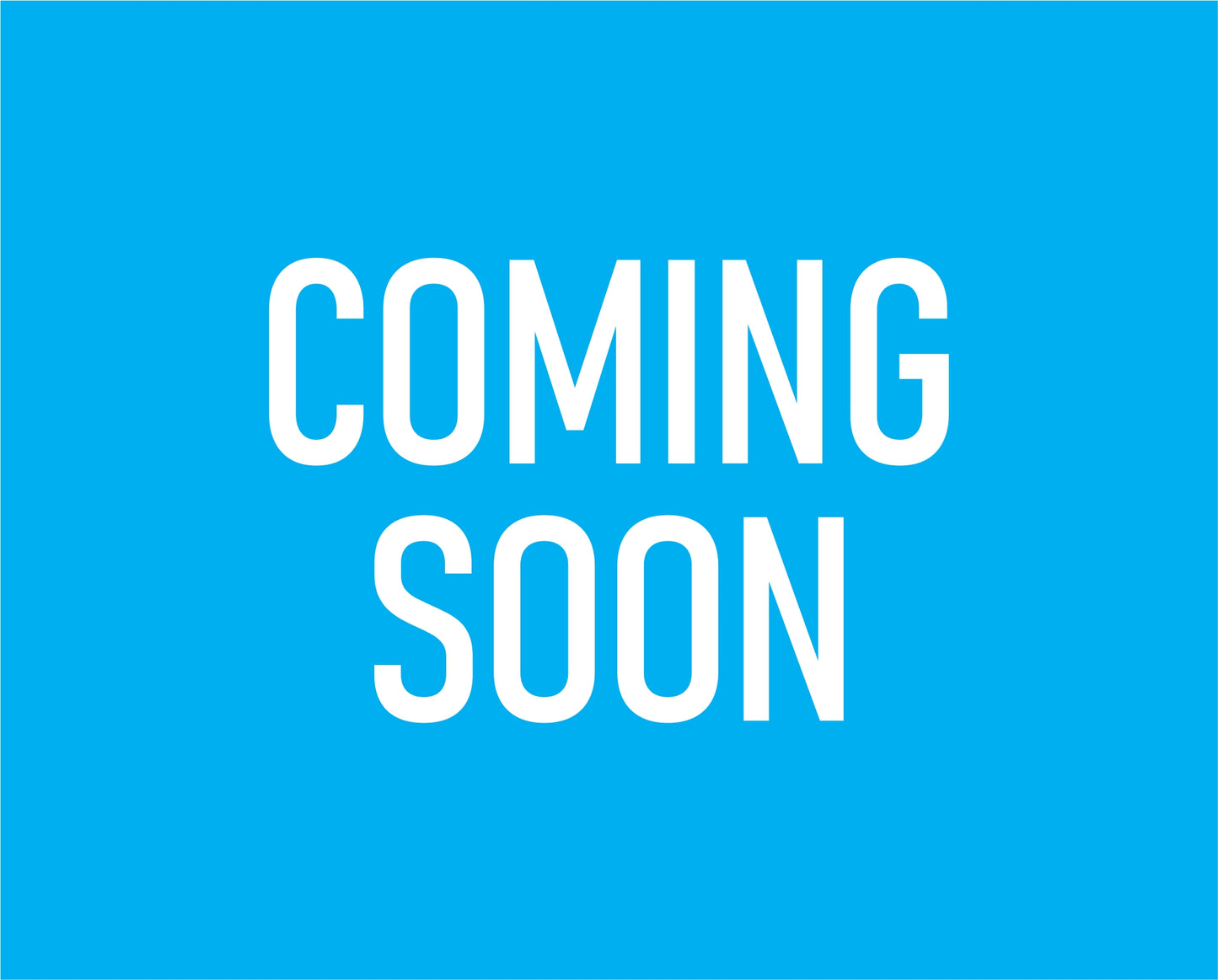 Coming Soon