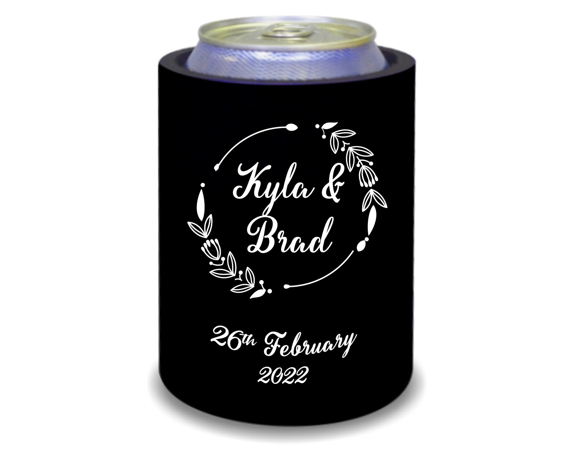 Personalized Wedding Stubby Holders.